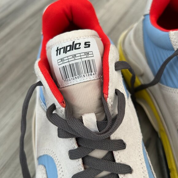 Women's Balenciaga Triple S Sneaker, Multicolor, size 41 - Picture 2 of 4